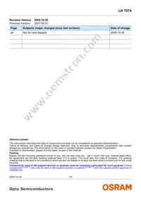 LH T674-L2P1-1-Z Datasheet Page 14