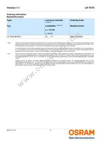 LH T674-M1P2-1-Z Datasheet Page 2