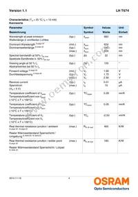 LH T674-M1P2-1-Z Datasheet Page 4