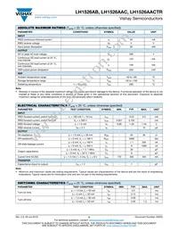 LH1526AB Datasheet Page 2
