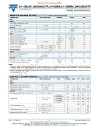 LH1529BACTR Datasheet Page 2