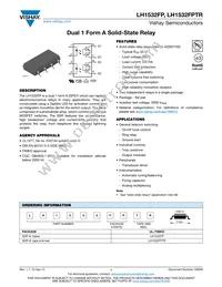 LH1532FPT Datasheet Cover