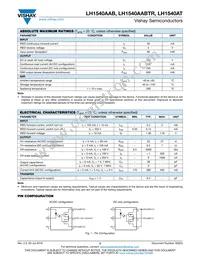 LH1540AT-X016 Datasheet Page 2