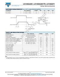 LH1550AAB1TR Datasheet Page 3