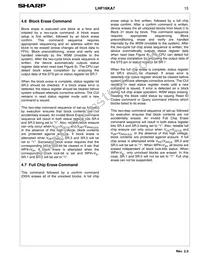 LH28F160S3HT-L10A Datasheet Page 17