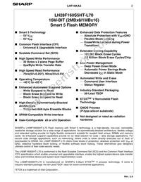 LH28F160S5HT-L70 Datasheet Page 5