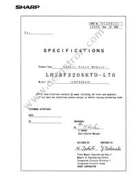 LH28F320SKTD-L70 Datasheet Page 2