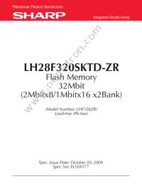 LH28F320SKTD-ZR Cover