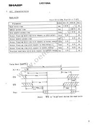 LH5116NA-10 Datasheet Page 7