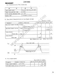 LH5116NA-10 Datasheet Page 13