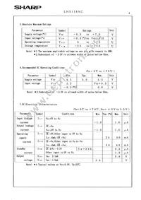 LH5116NA-10F Datasheet Page 7