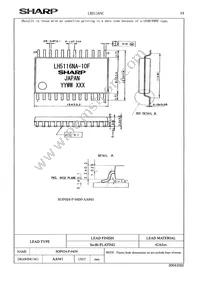 LH5116NA-10F Datasheet Page 17