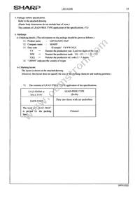 LH5164AHN-10LF Datasheet Page 16