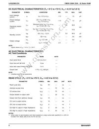 LH52256CN-70LL Datasheet Page 4