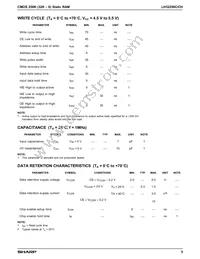 LH52256CN-70LL Datasheet Page 5