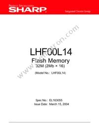 LHF00L14 Datasheet Cover