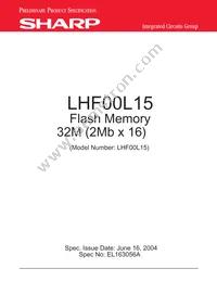 LHF00L15 Datasheet Cover
