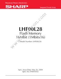 LHF00L28 Datasheet Cover