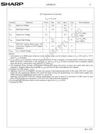 LHF00L29 Datasheet Page 20