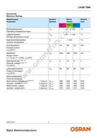 LHGB T686-KL-1+KL-1+JK-1 Datasheet Page 3