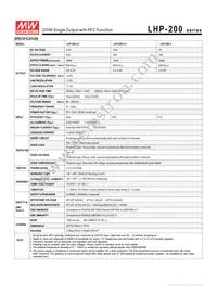 LHP-200-4.6 Datasheet Page 2