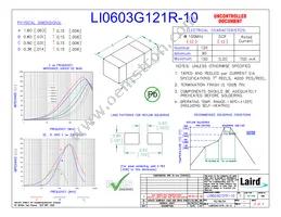 LI0603G121R-10 Datasheet Cover