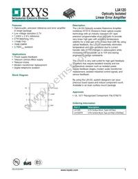 LIA120S Datasheet Cover