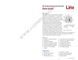 LICAL-DEC-MS001-T Datasheet Page 3