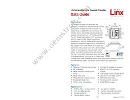 LICAL-ENC-HS001 Datasheet Page 3