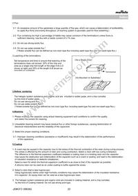 LLL153C80G105ME21D Datasheet Page 23