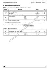 LM293AN Datasheet Page 3