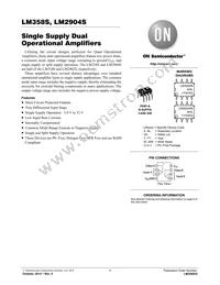 LM358SNG Datasheet Cover