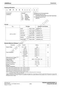 LM4565FVM-GTR Datasheet Page 2