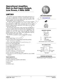 LM7301SN1T1G Datasheet Cover