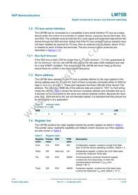 LM75BD Datasheet Page 7