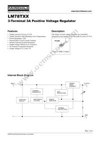 LM78T15CT Datasheet Cover