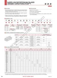 LMK042BJ103MC-FW Datasheet Page 18