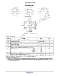 LMV981MU3TBG Datasheet Page 2