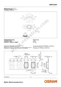 LMW G5AP-7C8D-NZN6-DF-LH-100-R18-Z Datasheet Page 11