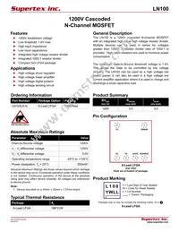 LN100LA-G Datasheet Cover