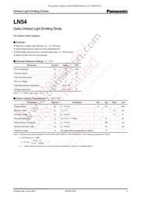 LN54 Datasheet Cover