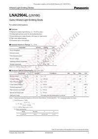 LNA2904L Datasheet Cover