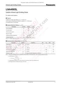 LNA4905L Datasheet Cover