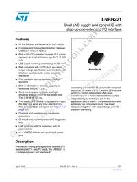 LNBH221PD Datasheet Cover