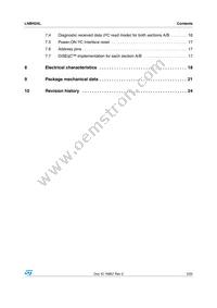 LNBH24LQTR Datasheet Page 3