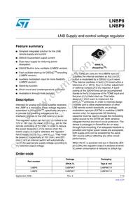 LNBP9K7-R Datasheet Cover