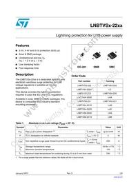 LNBTVS4-221 Datasheet Cover