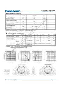 LNJ010V6BRAA Datasheet Cover