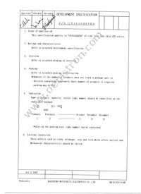 LNJ010X6FRA Datasheet Page 3
