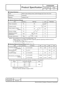 LNJ024X4ARA Datasheet Page 3